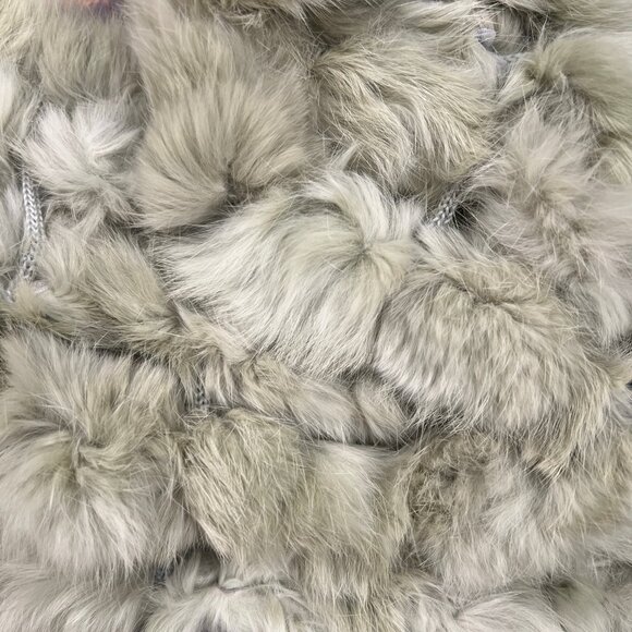 Vintage 100% Rabbit Fur Scarf Long Eclectic Old Money Quirky Quiet Luxury Gradma - Picture 2 of 6